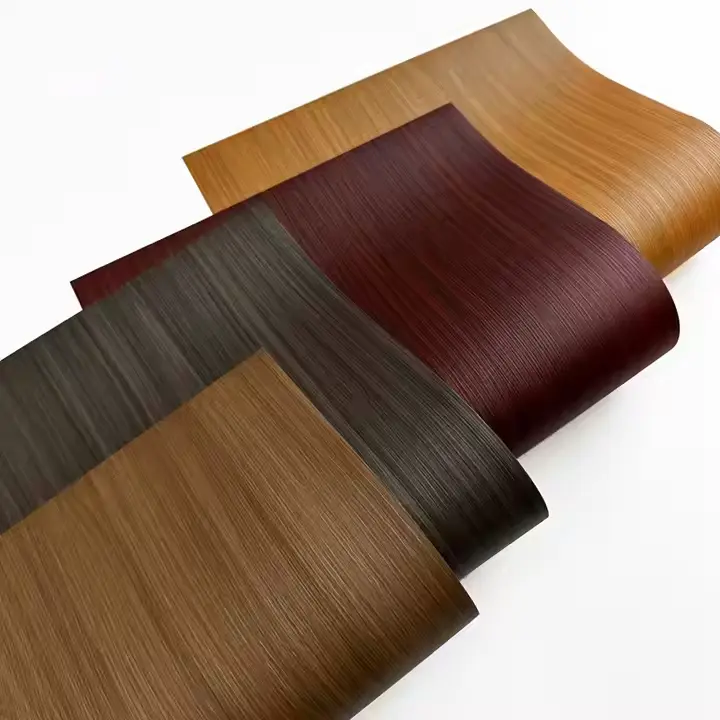 Anti-grate bwa grenn jaden PVC Marble Komisyon Konsèy Lamination fim
