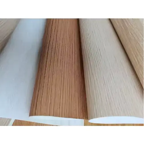 Vacuum Press Walnut PVC Film Foil Manbràn pou fim pòt