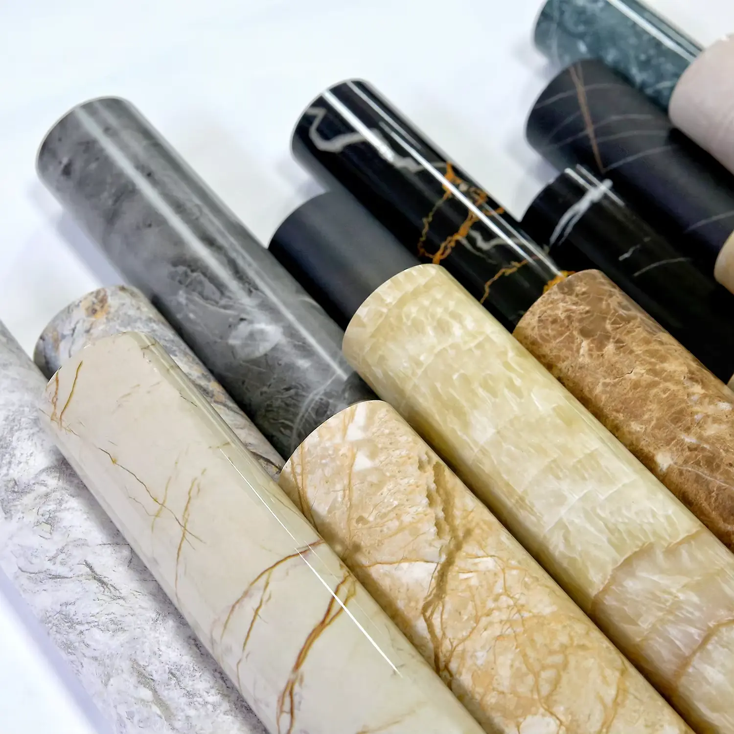 Ki enpèmeyab dekoratif Plastifye detire papye manbràn